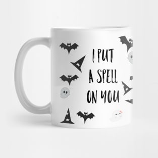 I put a spell on you, funny Halloween mask, Halloween nursery, cute Halloween Mug